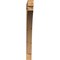 Ekena Millwork Thorton Block Smooth Bracket, Western Red Cedar, 3 1/2"W x 38"D x 38"H BKT04X38X38THR05SWR - alternate 3